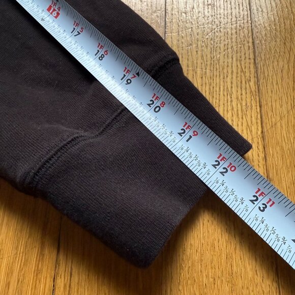 Eileen Fisher Size L Black 100% Cotton Relaxed Fit Zip-Up Jacket with Pockets - Picture 9 of 14